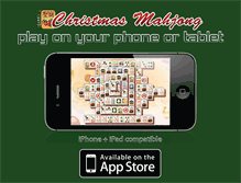 Tablet Screenshot of christmas-mahjong.com